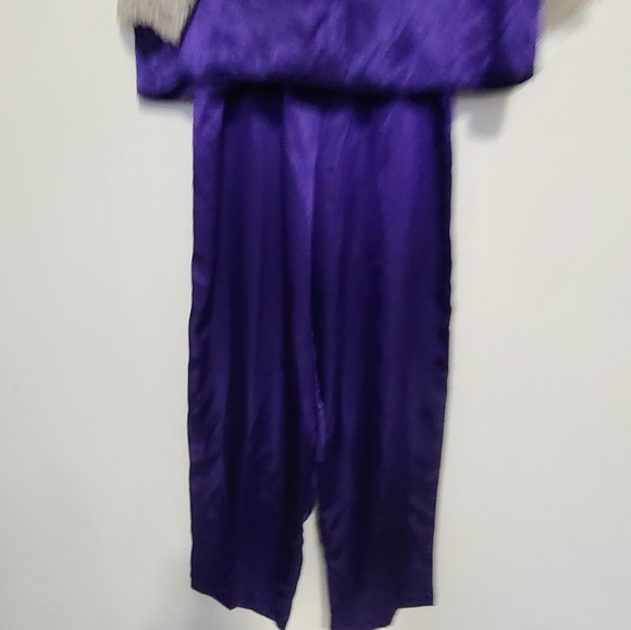 Vintage gold lable Victoria's secret jammie set satin purple - Picture 10 of 13